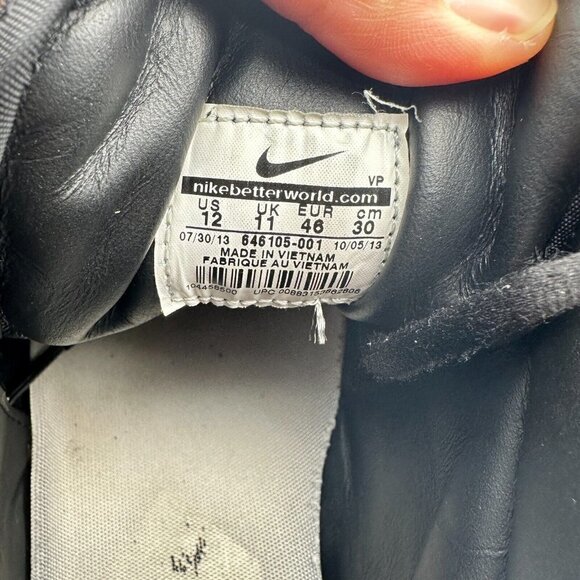 Nike Air Python DSM Dover Street Market Black White Men Shoes 646105-001 Size 12 - Picture 13 of 13